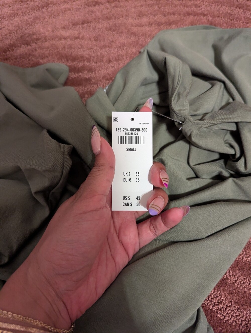 Abercrombie & Fitch Flutter Sleeve Top In Green NWT - Picture 5 of 5